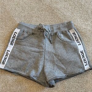 gray lounge shorts